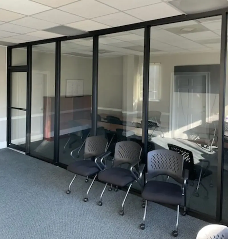 Inabinet Glass & Mirror | Columbia, SC | glass office partition